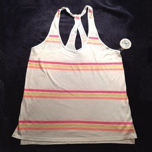 So Ladies Medium Keyhole Racerback Tank Top
